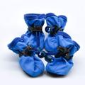 Anti-Slip Pet Boots Dog Waterproof Rain Shoes Protective Rain Booties Socks 4x