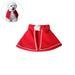 Pet Cosplay Costume Clothes Cat Santa Claus for Halloween Costumes Dogs Christmas Accessories Red