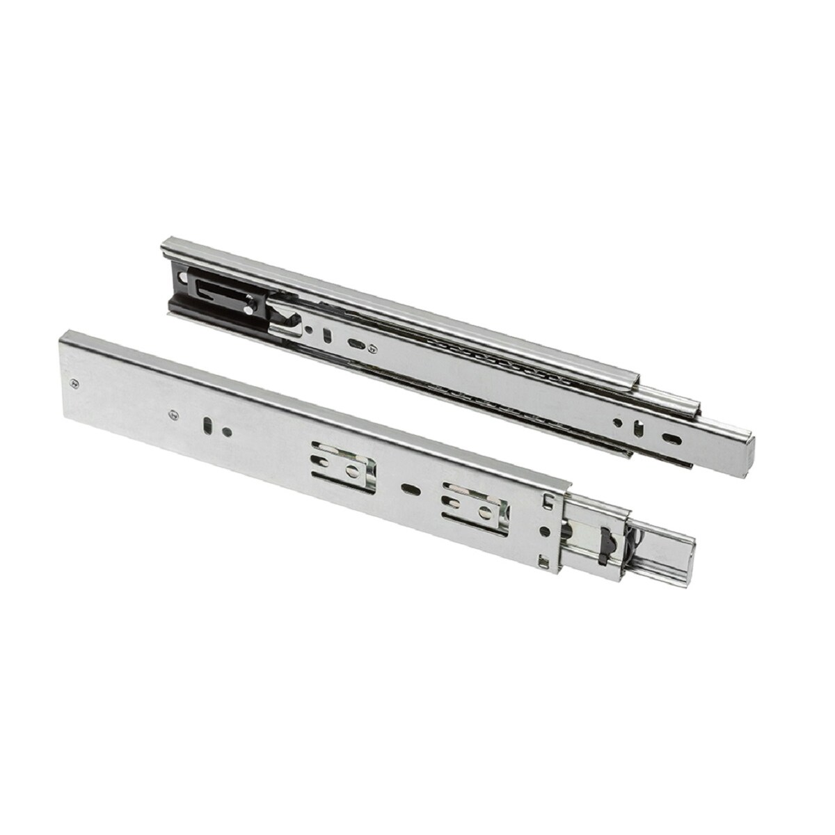 MS Beschläge Schubladenschiene mit Selbsteinzug Schubladenauszug 45mm Höhe Vollauszug 600mm Image