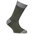 Alpacasocks&Co - Kid's Merino - Merinosocken 31-34 - Crew | EU 31-34 oliv/grau