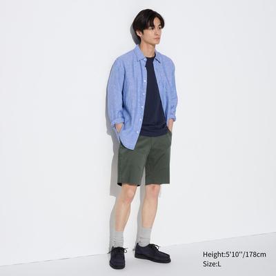 Uniqlo - Cotton Stretch Slim Fit Shorts - Green - S