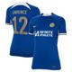 Chelsea Cup Nike Home Stadium Sponsored Shirt 2023-24 - Womens with Lawrence 12 printing