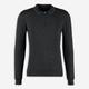 Charcoal Polo Zip Neck Jumper