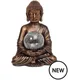 Solar Powered Colour Changing Led Lights Buddha Garden Ornament