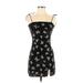 Shein Casual Dress - Mini: Black Jacquard Dresses - Women's Size Small