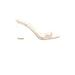 BP. Mule/Clog: Slip-on Chunky Heel Casual Ivory Shoes - Women's Size 7 - Open Toe