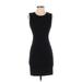 Juicy Couture Casual Dress - Bodycon: Black Solid Dresses - Women's Size 0