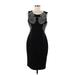 Calvin Klein Casual Dress - Sheath: Black Dresses - Women's Size 8