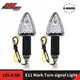 Clignotant universel LED E11 pour motos Harley Kawasaki Yamaha Suzuki clignotant avant et