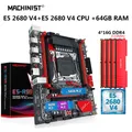 MACHINIST-Kit de carte mère ChlorXeon E5 2680 V4 processeur LGA 2011-3 RAM DDR4 64 Go = 4x16 Go de