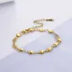 Skyrim-Bracelet coeur en acier inoxydable pour femmes et filles bracelets réglables bijoux d'été