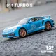 Modèle de voiture de course en alliage pour enfants 1:32 Porsche 911 Turbo S Diecasts Véhicules