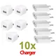 Chargeur mural universel pour la maison et le voyage 5V 1A US EU AC iPhone 7 8 11 12 13