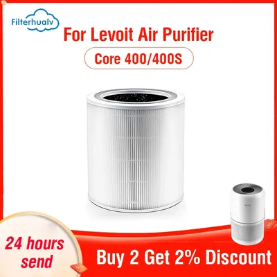 Filterhualv-Filtre Hepa pour supporter ficateur d'air drooit Core 400S charbon actif 400S