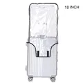 Housse protection bagages en PVC couvercle valise Transparent housse protection transparente pour