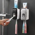 Distributeur automatique de dentifrice avec porte-brosse à dents presse-dentifrice paresseux