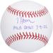 Nolan Jones Colorado Rockies Autographed Baseball with "MLB Debut 7-8-22" Inscription