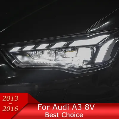 Feux de voiture LED pour Audi A3 8V Sedan Sportback 2013-2016 S3 Auto Sauna Light Assembly