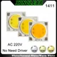 10-Pack AC 220V aucun pilote requis puce LED blanc naturel chaud 3000-6000K 3W 5W 7W 9W 1311 puce