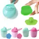 Peigne de bain en silicone pour bébé 2 pièces/lot mignon dessin animé brosse à shampoing