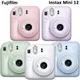 Fujifilm-Appareil photo instantané Instax Mini 12 5 couleurs rose bleu pastel vert menthe blanc