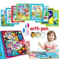 Livre de coloriage magique avec stylo jouets éducatifs pour enfants dessin à l'eau jouets