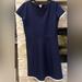 J. Crew Dresses | J Crew Blue Plain Drop Waist Dress Size 10 | Color: Blue/White | Size: 10