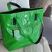 Kate Spade Bags | Kate Spade Bon Shopper Lime Green Patent Leather Tote Bag | Color: Black/Green | Size: Os