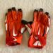 Nike Accessories | Nike Football Gloves | Color: Black/Orange | Size: Os