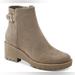 Giani Bernini Shoes | Giani Bernini Women's Vedaa Zip Wedge Booties Sz 7.5 | Color: Tan | Size: 7.5