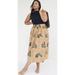 Anthropologie Skirts | Anthropologie Sika X Women A Line Midi Zebra Orange Skirt With Pockets Sz 12 New | Color: Orange | Size: 12