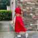 Zara Dresses | Nwt Cut Out Poplin Dress | Color: Red | Size: Xs