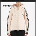 Adidas Jackets & Coats | Adidas Down Fleece Jacket, Cream Color, S/M, Used | Color: Cream | Size: S