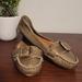 J. Crew Shoes | J. Crew Leather Loafer Flats | Color: Brown/Gold | Size: 8