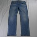 Levi's Jeans | Levi's 34 X 32 505 Regular Fit Straight Leg Light Wash Denim Jeans | Color: Blue | Size: 34