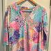 Lilly Pulitzer Dresses | Lilly Pulitzer Cotton Dress With Colorful Sea Coral Design Size M | Color: Green/Pink | Size: M