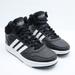 Adidas Shoes | Adidas Boys Kids Hoops Mid 3.0 Gw0402 Black Casual Shoes Sneakers Size 6 | Color: Black | Size: 6b