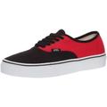 Vans Classic Slip On, Herren-Sneaker, Rot/Schwarz, 42.5 EU