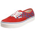 Vans Authentic, Unisex-Erwachsene Sneaker, Rot - Rot - Rouge/damier bleu et Rouge/Blanc - Größe: 42