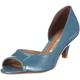 Buffalo London Damen 16434-700 PATENT PU Pumps, Blau/Petrol 01