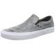 Vans U CLASSIC SLIP-ON PEBBLE SNAKE, Unisex-Erwachsene Slipper, Grau ((Pebble Snake) gray/black), 43 EU