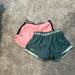 Under Armour Shorts | 2 Pair Women’s Under Armour Shorts Small | Color: Green/Pink | Size: S