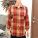 Ralph Lauren Tops | **Adorable Ralph Lauren Button Down Long Sleeve | Color: Red/Yellow | Size: 4