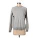 Sweatshirt: Gray Marled Tops - Women's Size X-Small