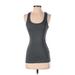 Under Armour Active Tank Top: Gray Solid Activewear - Women's Size X-Small