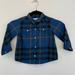 Burberry Shirts & Tops | Burberry Boys Toddler Kids Children Nova Check Button Front Shirt Sz 2y Blue | Color: Blue/Brown | Size: 2y