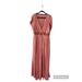 Free People Dresses | Free People Pink Devon Maxi Dress High Slit Boho Size Medium | Color: Pink | Size: M