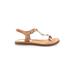 MIA Heritage Sandals: Tan Print Shoes - Women's Size 7 - Open Toe