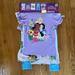 Disney Matching Sets | 5 Piece Disney Girls Pj Set Size 5 | Color: Blue/Purple | Size: 5g