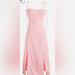 J. Crew Dresses | New Jcrew Limited-Edition Anna October X J.Crew Side-Slit Dress | Color: Pink | Size: 4